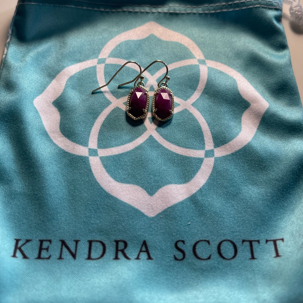 Kendra Scott Purple earings